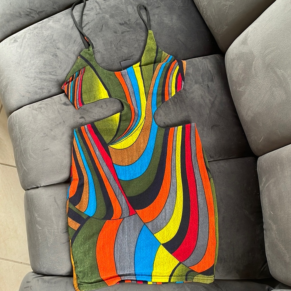 Vibrant color dress